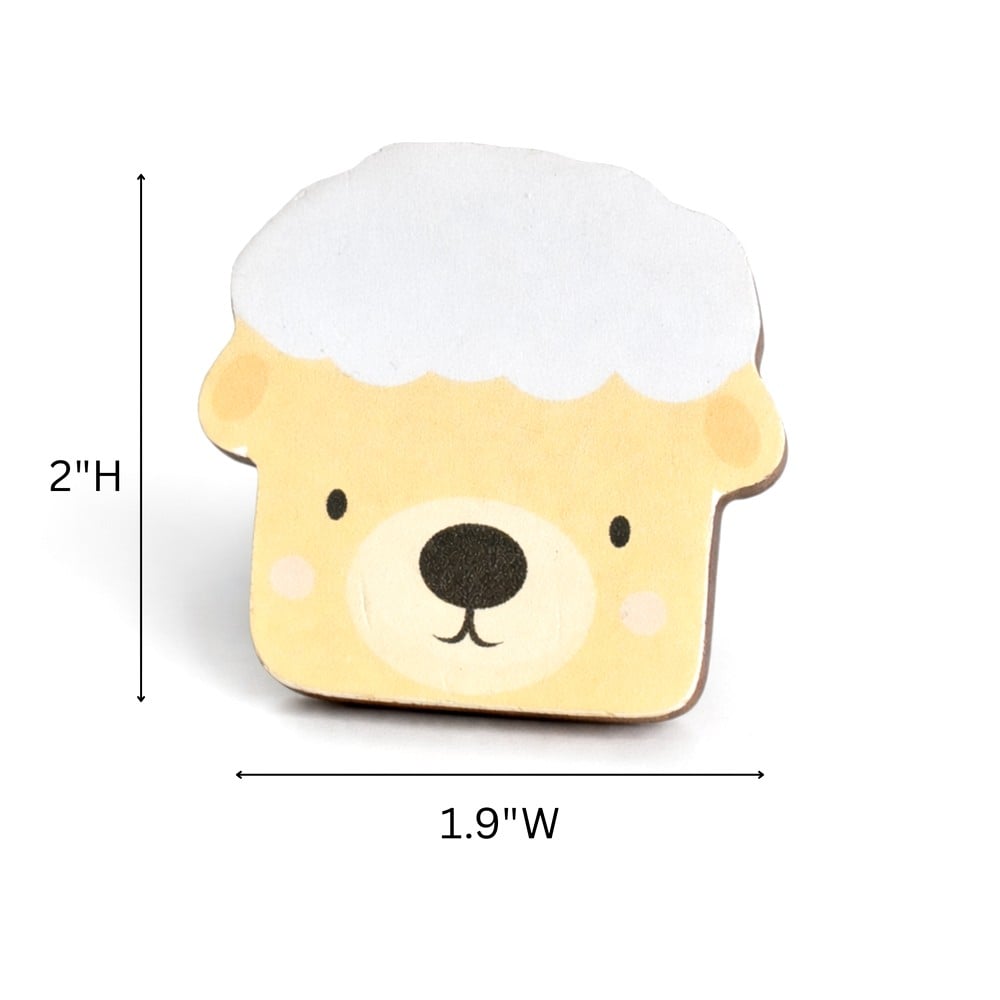 Kids Handmade Acacia Wood Sheep Drawer Knob